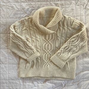Vintage cable-knit sweater